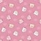 Seamless pattern with cute multicolored elephants on a pink background. Vector baby background great for fabric and