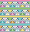 Seamless pattern with cute ornament for wallpaper