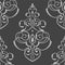 Seamless pattern damask ornament