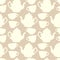 Seamless pattern with decorative cups and teapots