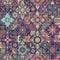 Seamless pattern with decorative mandalas. Vintage mandala elements.