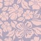 Seamless pattern with decorative ornamental flower