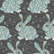 Seamless pattern with decorative winter bunny. Vector background, fabric design. Rabbit illustration.