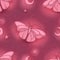 Seamless Pattern with Delicate Dreamy Butterfly on Textured Background