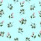 Seamless pattern of delicate romantic roses, for wedding and romantic decor, for packaging and textiles