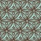 Seamless pattern design with hexagonal lace motif