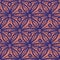 Seamless pattern design with hexagonal lace motif