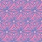 Seamless pattern design with hexagonal lace motif