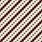 Seamless pattern with diagonal braid ornament. Outline stripes surface background. Symmetric geometric motif.