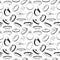 Seamless pattern with different jewelry rings.