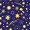 Seamless pattern from different stars
