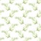 Seamless pattern with dill. Hand-drawn background. Vector illustration.