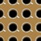 Seamless pattern of dirty cups with coffee