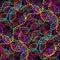 Seamless pattern of DNA molecules. Biochemistry, Health.