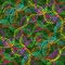 Seamless pattern of DNA molecules. Biochemistry, Health.