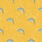 Seamless pattern dolphin background.