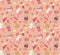 Seamless pattern with doodle vector kawaii illustration.