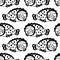 Seamless pattern with dream fish. vector. marinelife