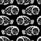 Seamless pattern with dream fish. vector. marinelife