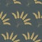 Seamless pattern, ear of wheat rye, rural harvest dark background for textiles, wallpaper and wrapping paper