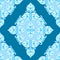 Seamless pattern of east ornament in boho style