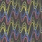 A seamless pattern, endless texture on a square background - waves of electricity or music, sound.