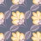 Seamless pattern, endless texture - stylized flowers - graphics. Plants. Design elements