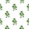 Seamless pattern engraved tree branches. Vintage background summer twigs in hand drawn style