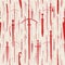 Seamless pattern of evenly spaced, random sized, red on white swords whith brume effect. Vector illustration background.