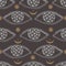 Seamless pattern eyes magic emblem.Mystic vintage style