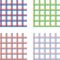 Seamless pattern for fabric shirts, vector set fabric samples for fashion clothes, peach stripes, squares, checkered pattern