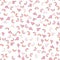 Seamless pattern falling rose petals, sakura. Confetti, cosmetics, beautiful floral background.