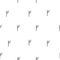Seamless pattern Fehu F rune on white background, vector eps 10