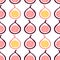 Seamless pattern with figs. Summer tropic fruits