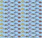 seamless pattern with fish linear ethnic design elements