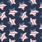 Seamless pattern flag usa. American background.