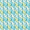 Seamless pattern - flock of birds