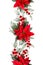 Seamless pattern with Floral, holly, winter berries in Christmas bouquet. Modern universal artistic templates. Corporate