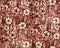 Seamless pattern flower allover design with background