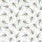 seamless pattern with flower of neroli