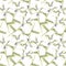 Seamless pattern with flower of spring pea