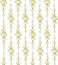 Seamless pattern with flowers daffodils on white b