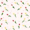 Seamless pattern with flowers tulips. Tulips background.