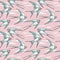 Seamless pattern with flying swallows
