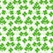 seamless pattern with four leaves clover