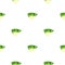 Seamless pattern frisee salad on white background. Minimalistic ornament with lettuce