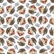 Seamless pattern of funny monkey pirate, Can be used for t-shirt print, Creative vector childish background for fabric textile,