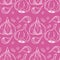 Seamless pattern with garlic. Organic healthy food. Vegetarian nutrition.