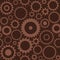 Seamless pattern with gears