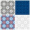 Seamless pattern of gears